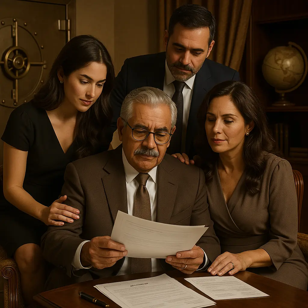 Global family reviewing estate plans and U.S. immigration options under the Gold Card program