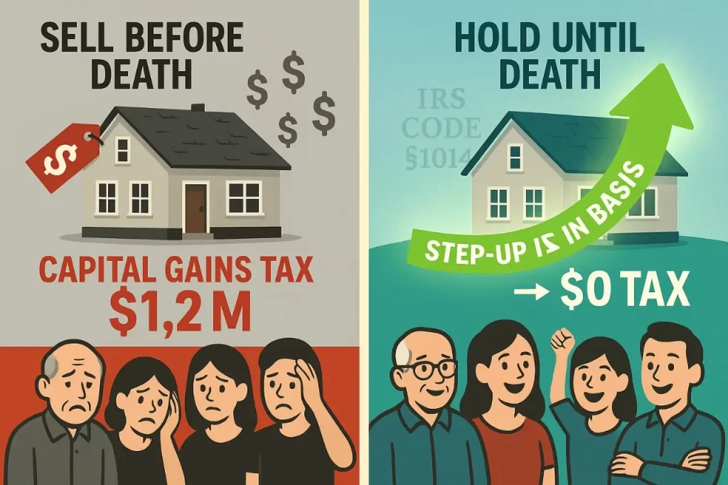 Estate planning eliminates capital gains taxes on inherited property